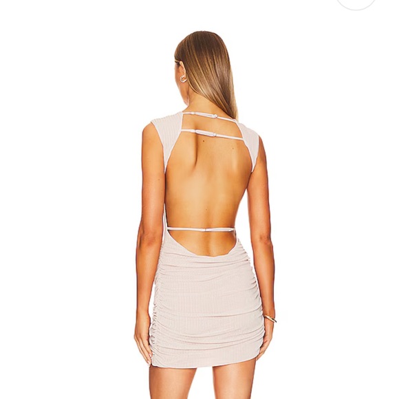 Revolve Camila Coelho Sammie Mini Dress in Sand Women